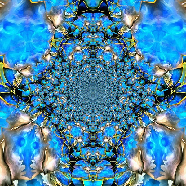 Digitale Abstracte Fractal Achtergrond — Stockfoto