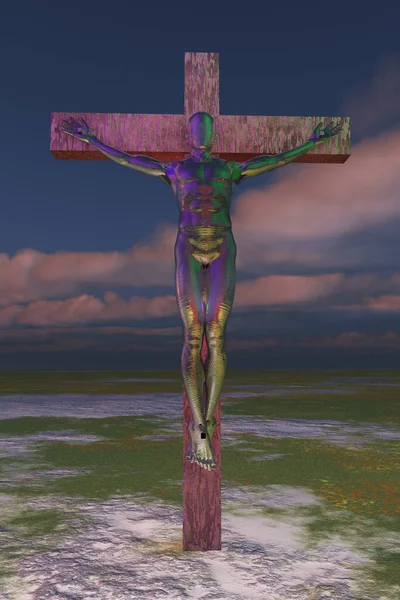 Crucifixion Concept Faith — Zdjęcie stockowe