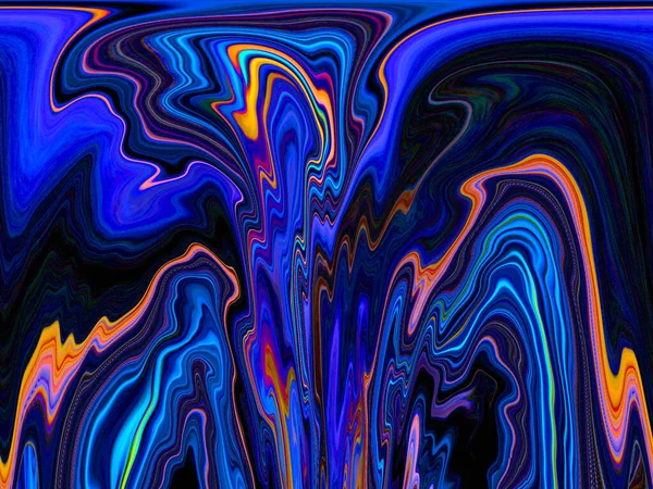 Abstract Fluid Painting Modern Art — Stock Photo, Image