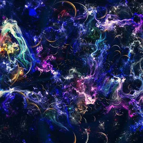 Fundo Fractal Abstrato Gerado Por Computador Para Design Gráfico Criativo — Fotografia de Stock