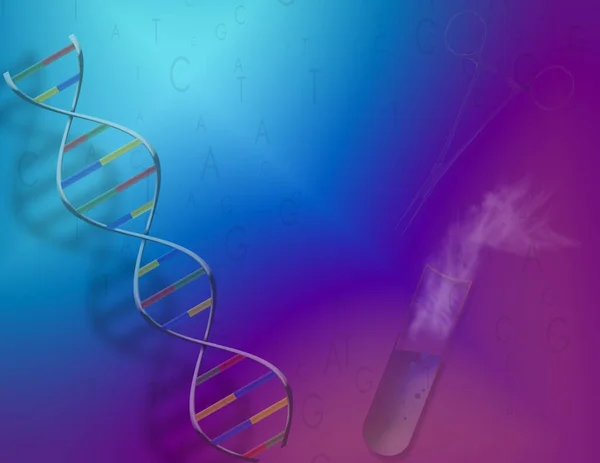Dna Abstract Colorful Background View — Foto Stock