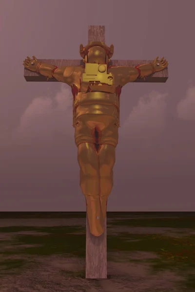 Crucifixion Concept Faith — Fotografia de Stock