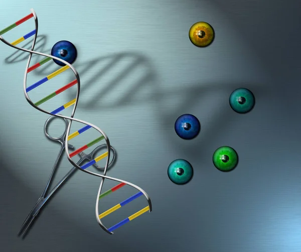 Digital Abstract Background Science Technology Dna — Stock Photo, Image
