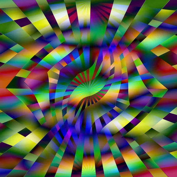 Colorful Abstract Background Starburst — Fotografia de Stock