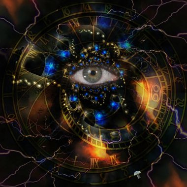 soyut kaotik fraktal esrarengiz arkaplan 