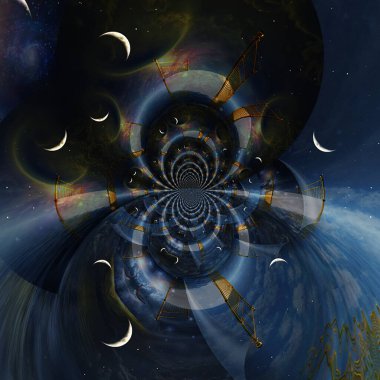 Metnin için alanı olan soyut arkaplan