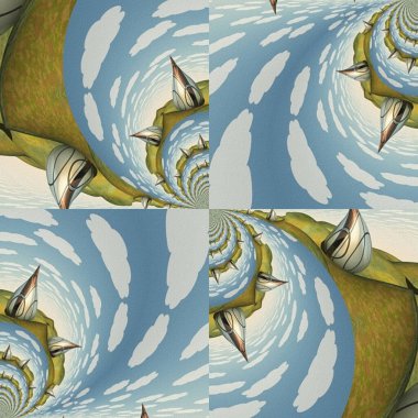 Soyut Boyama Arkaplanı. 3B illüstrasyon