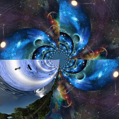 soyut desen, web tasarımı için dijital illüstrasyon arka planı