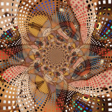 dijital soyut fraktal arkaplan