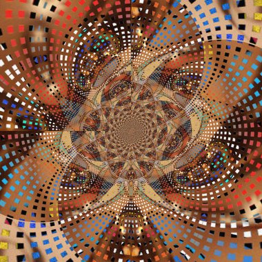 dijital soyut fraktal arkaplan