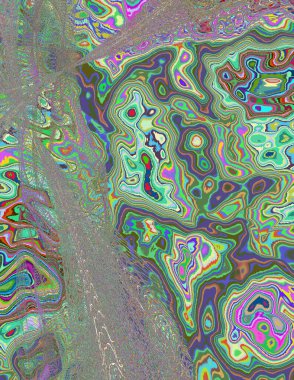 Soyut dijital dalgalar. Modern sanat.