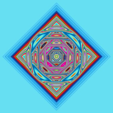 Yıldız patlaması ile renkli soyut arkaplan