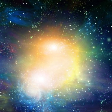 beautiful galaxy in deep space. abstract background with space for your text 