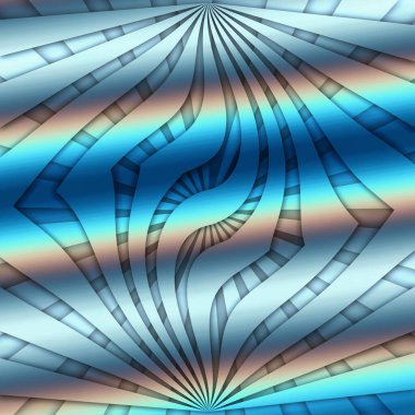 Yıldız patlaması ile renkli soyut arkaplan