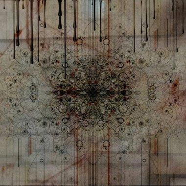 Soyut fraktal arkaplan. bilgisayar dijital çizimi.