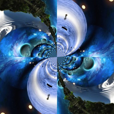 soyut fraktal arkaplan, yaratıcı tasarım