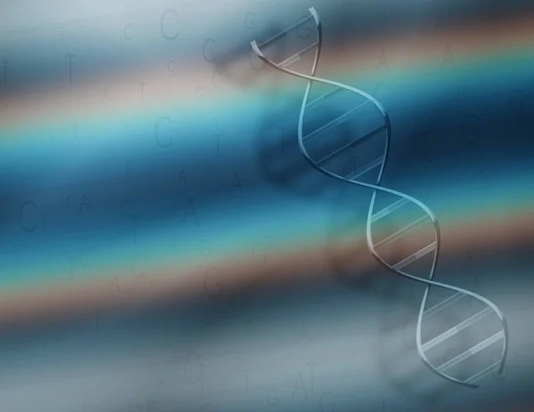 Dna Abstract Colorful Background View — Stock Photo, Image