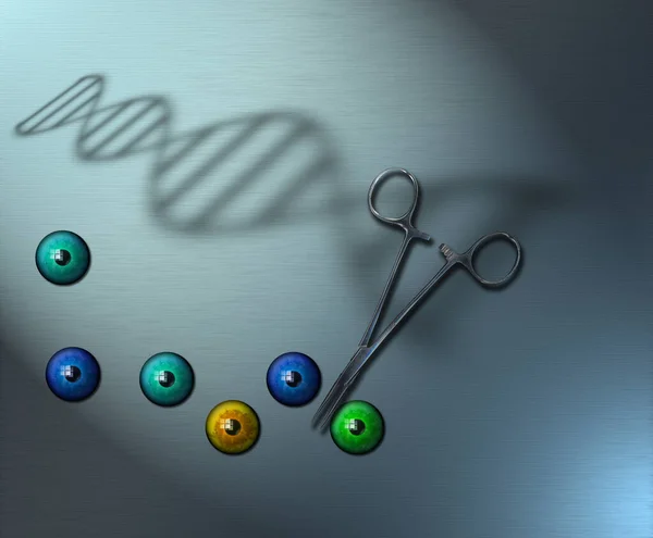 Digital Abstract Background Science Technology Dna — Stock Photo, Image