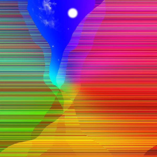 Абстрактный Фон Красочными Линиями — стоковое фото