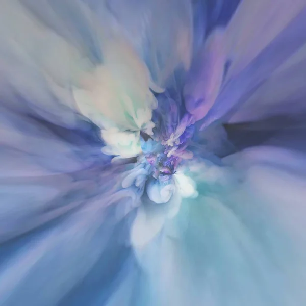 抽象的なカラフルな絵画 流体色の動き — ストック写真