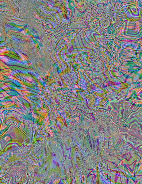 Анотація Цифрових Хвиль Сучасне Мистецтво — стокове фото