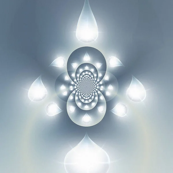 Φαντασία Πολύχρωμο Φράκταλ Μοτίβο Όμορφη Εικόνα Καλειδοσκόπιο — Φωτογραφία Αρχείου
