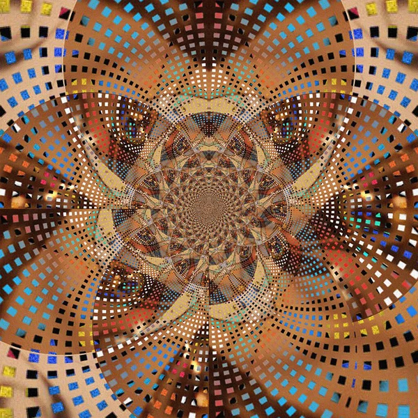 dijital soyut fraktal arkaplan