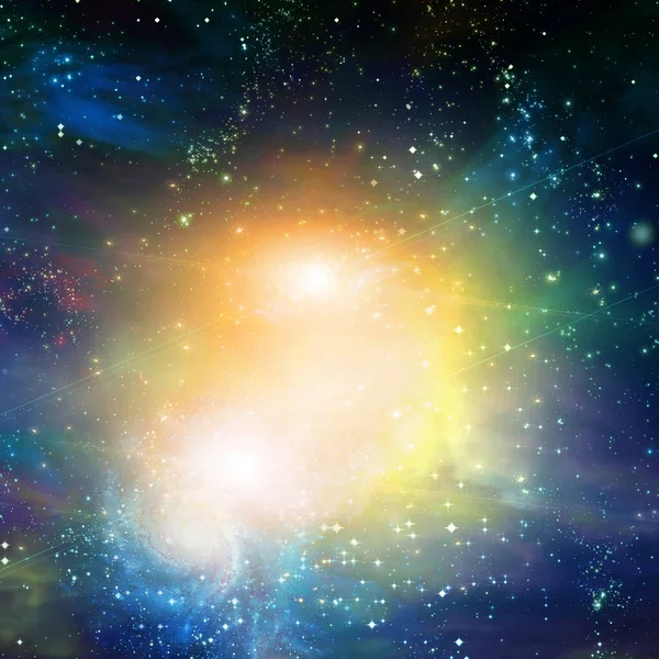 Beautiful Galaxy Deep Space Abstract Background Space Your Text — Stock Photo, Image