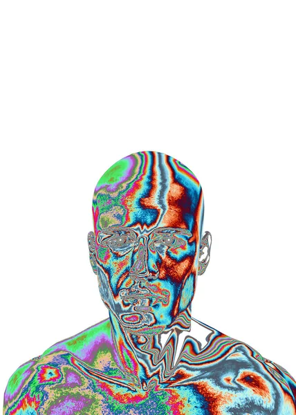 3d rendering of human head