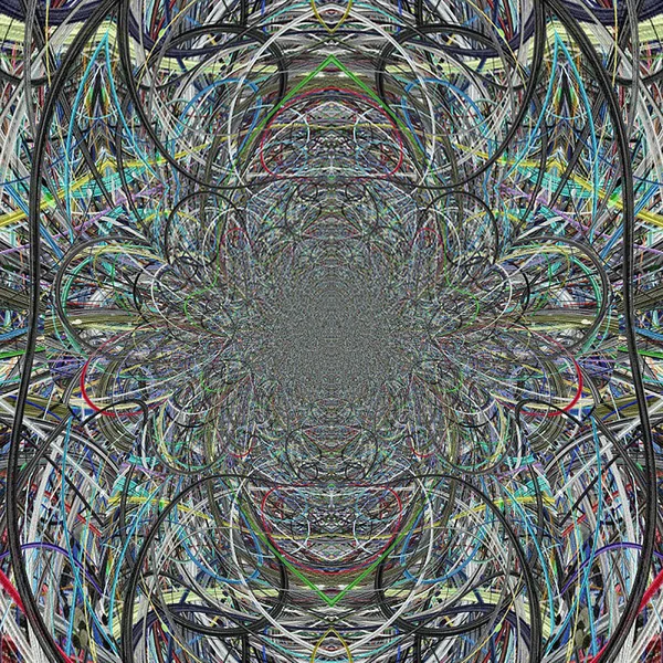 Abstract Digital Pattern Beautiful Background Illustration — стоковое фото