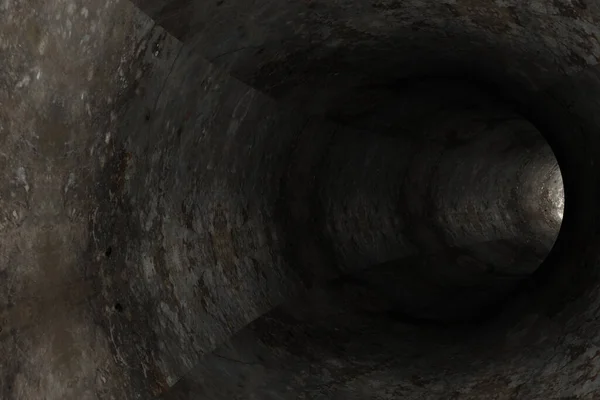 Soyut Çimento Tüneli Oluşturma — Stok fotoğraf