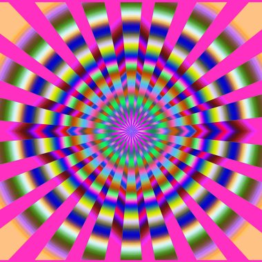 Yıldız patlaması ile renkli soyut arkaplan