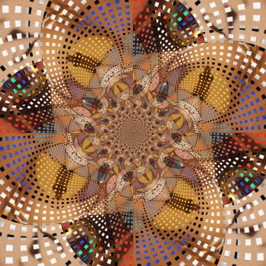 dijital soyut fraktal arkaplan