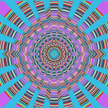 Yıldız patlaması ile renkli soyut arkaplan