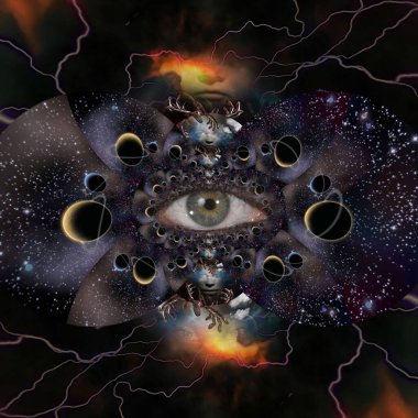 soyut kaotik fraktal esrarengiz arkaplan 