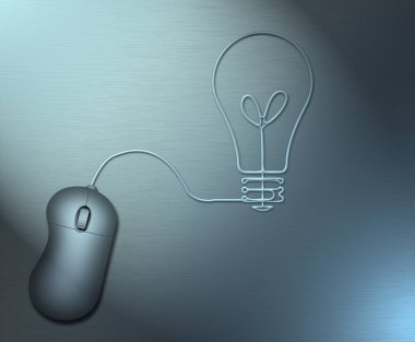 digital abstract background of computer mouse