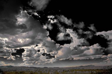 Bulutlu güzel gökyüzü 