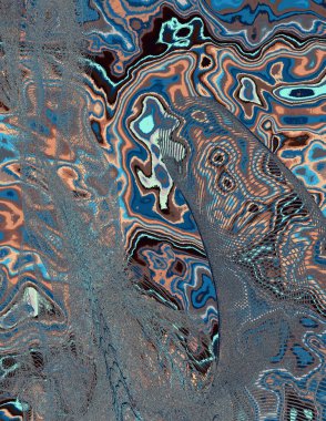 Canlı renklerde modern dijital resim.