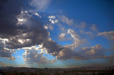 Bulutlu güzel gökyüzü 