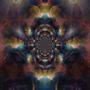 Soyut fraktal arkaplan. 3D görüntüleme. bilgisayar oluşturulmuş resim. 