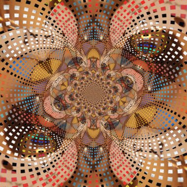 dijital soyut fraktal arkaplan