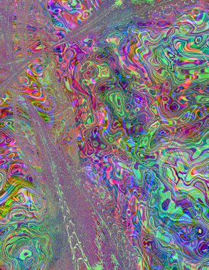 Soyut dijital dalgalar. Modern sanat.