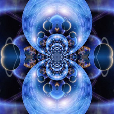 Soyut Boyama Arkaplanı. 3B illüstrasyon