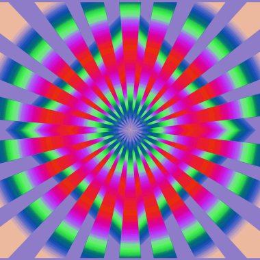 Yıldız patlaması ile renkli soyut arkaplan