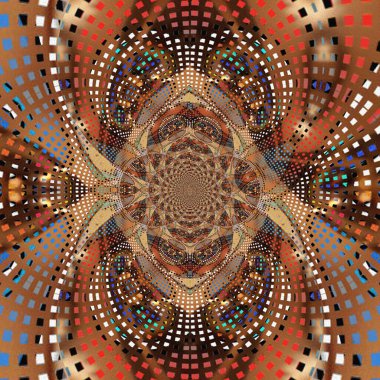 dijital soyut fraktal arkaplan