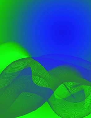 Soyut dijital dalgalar. Modern sanat.