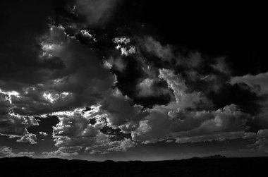 Bulutlu güzel gökyüzü 