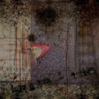 Soyut fraktal arkaplan. bilgisayar dijital çizimi.