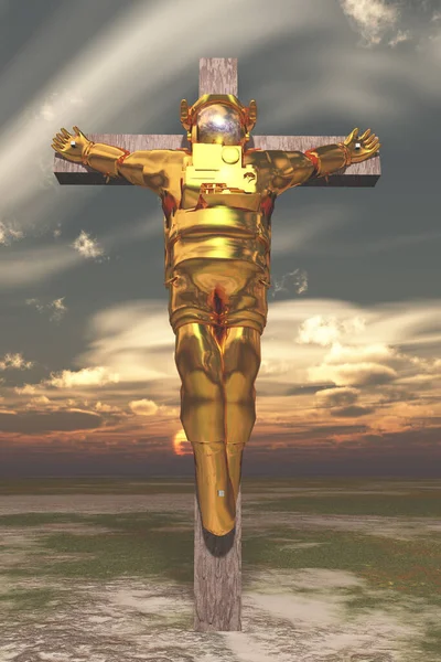 Crucifixion Concept Faith — Stockfoto