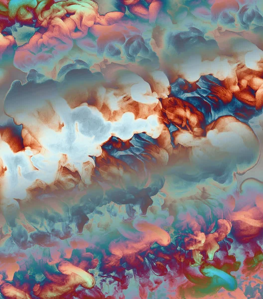 Абстрактний Барвистий Хмарний Вид Небо — стокове фото